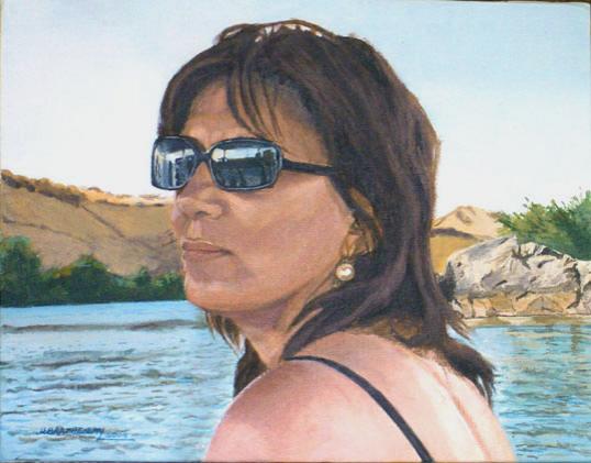 Femme aux lunettes noires - Jean-Louis Barthelemy