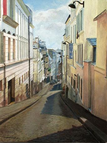 Montmartre, rue Germain Pilon - Jean-Louis Barthelemy