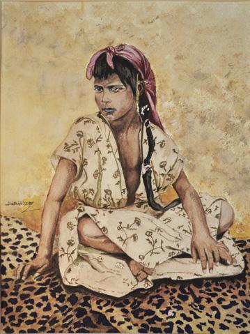 jeune mauresque - Jean-Louis Barthelemy