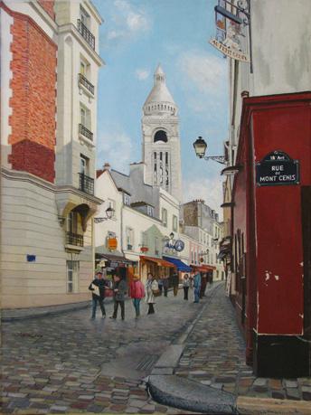 Montmartre, rue du Chevalier de la Barre - Jean-Louis Barthelemy