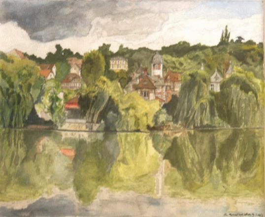 La Marne à Chenneviéres - Jean-Louis Barthelemy