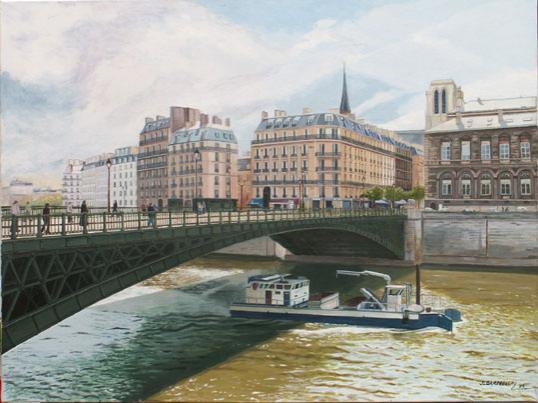 Le pont d'Arcole - Jean-Louis Barthelemy