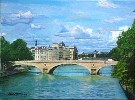 Le  pont Louis- Phillipe - Jean-Louis Barthelemy