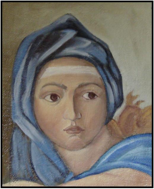 PORTRAIT  of Cappella Sistina -Michelangelo- - Pintilie Andreea Iulia