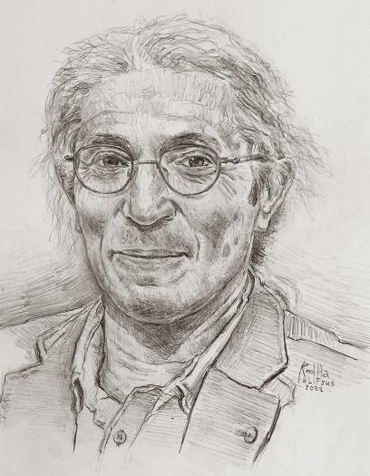 Portrait de l'écrivain Boualem Sansal - Benidiri Redha