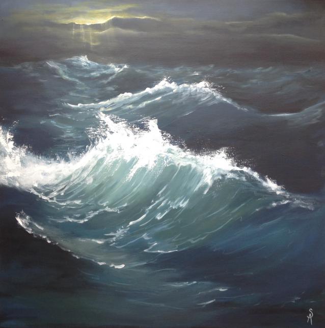 Nuit de tempête - Anne-Sophie Schreck - Click to enlarge