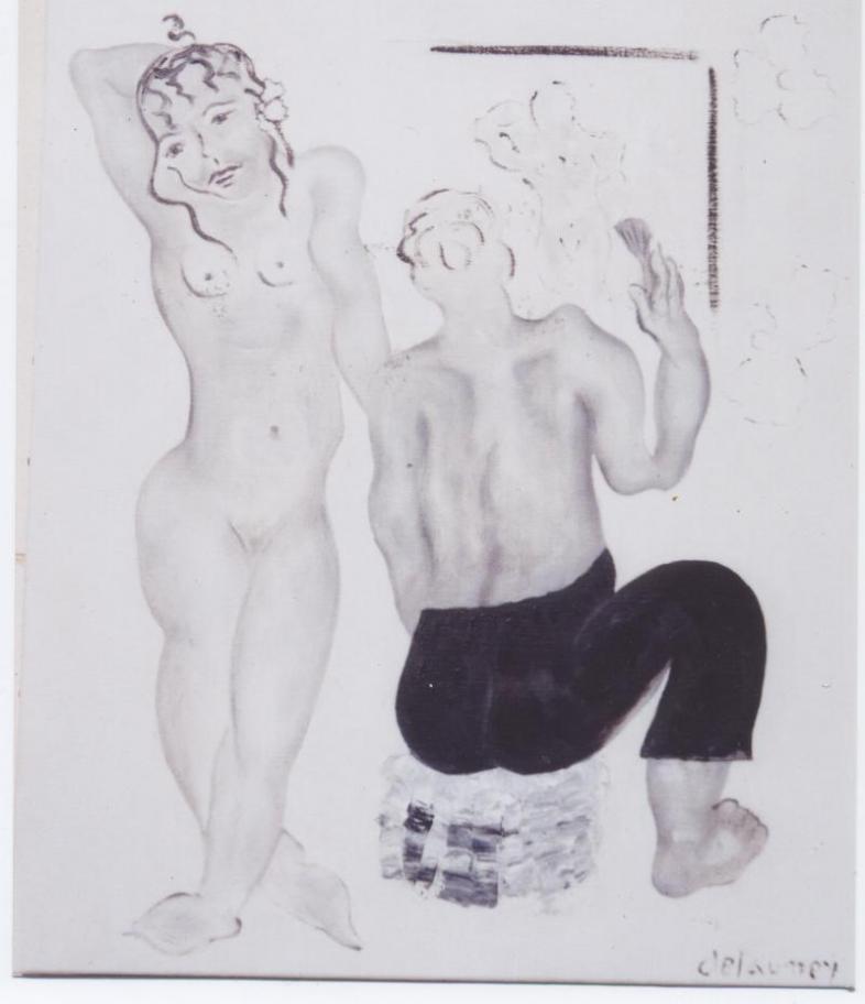 Gauguin et Vahiné - Gine Delauney - Cliquer pour afficher en grand