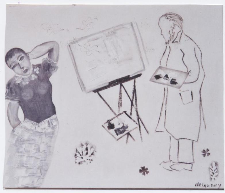 Matisse au travail - Gine Delauney - Click to enlarge
