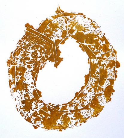 Linogravure 8 d'Enfermement 9 - Pascale Debelloir--Forgerit