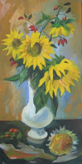 Tournesol en vase - Lidia Ureche