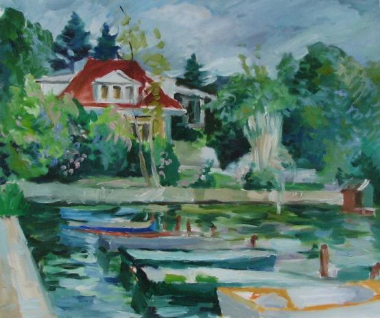 Au bord du lac à Enghien - Lidia Ureche