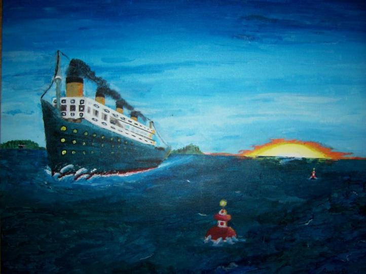 Setting sail - Russell Thompson - Click to enlarge