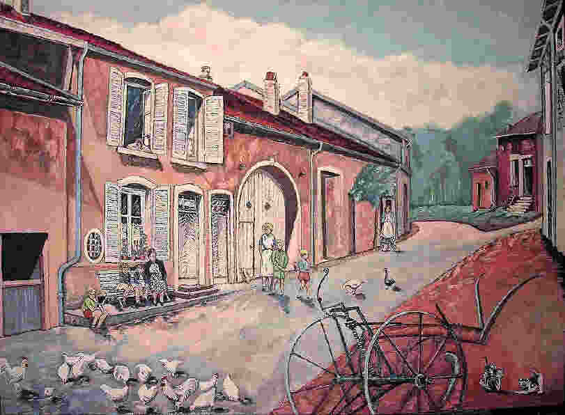 Levécourt , année 1950 - Georges Michel - Click to enlarge