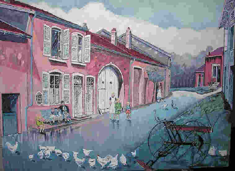 Levécourt, un jour de pluie - Georges Michel - Click to enlarge