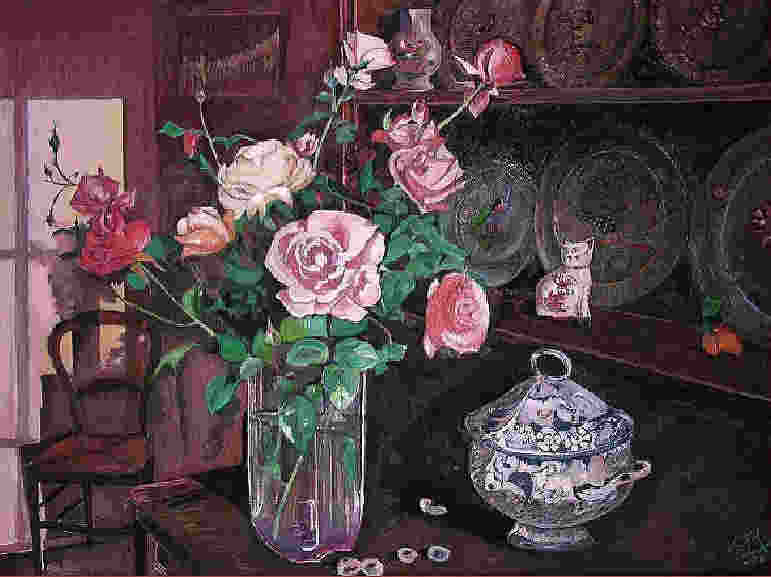 Les roses de Lucien - Georges Michel - Click to enlarge