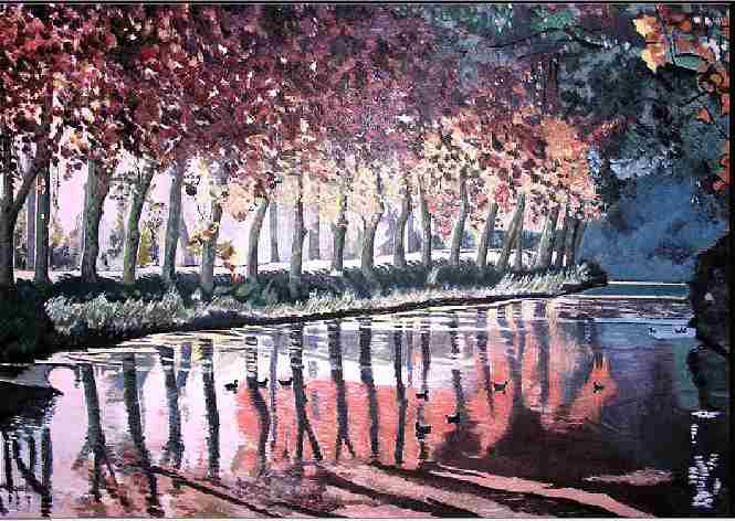 Le canal du Midi - Georges Michel - Click to enlarge