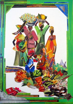 Marché africain - Helene Donadieu