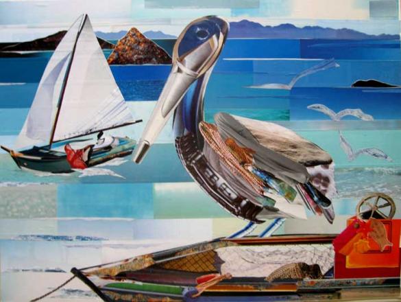 Triptyque 3/3 Ouanalao - Helene Donadieu - Cliquer pour afficher en grand