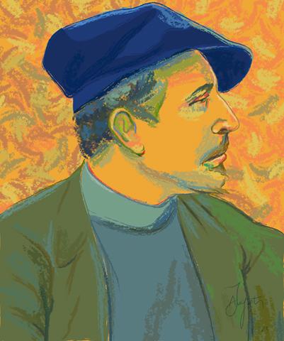 Gauguin in the blue cap - James Augustin