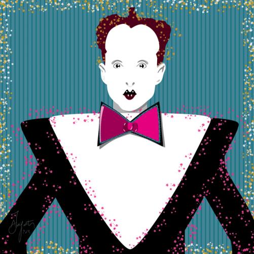 The amazing klaus Nomi's portrait - James Augustin