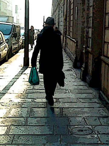 Paris le matin, rue de Londres... - James Augustin