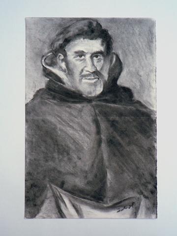 Portrait au fusain - James Augustin