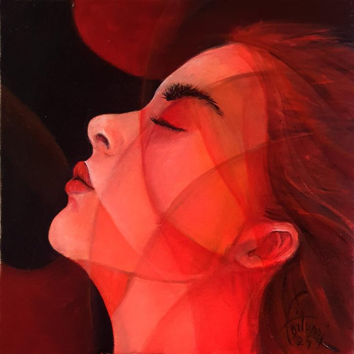 Complicité rouge - Bruno Feitussi - Cliquer pour afficher en grand