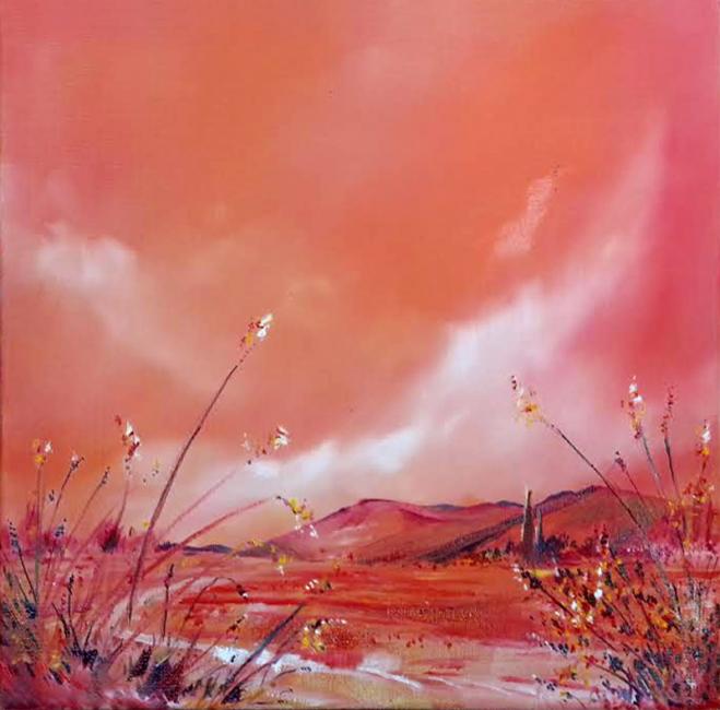 Luberon rouge - Bruno Feitussi - Cliquer pour afficher en grand