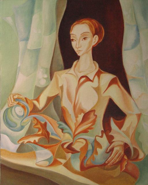 At the window - Monica Voykova