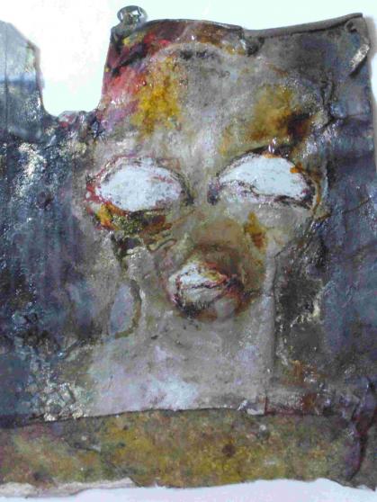 visage cuir - René Strubel