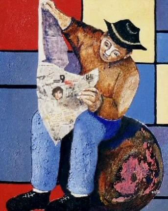 L'homme qui lit - Pierre Tichadou