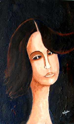 jeune femme - Pierre Tichadou