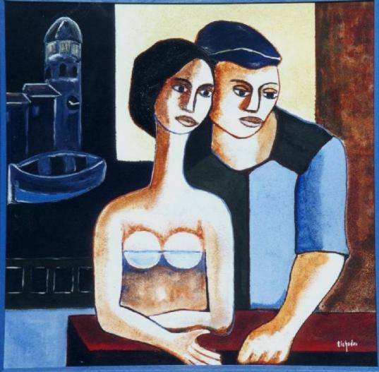 Un soir à Collioure - Pierre Tichadou