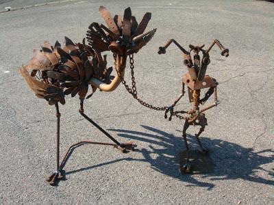 autruche alien - Olivier Petit