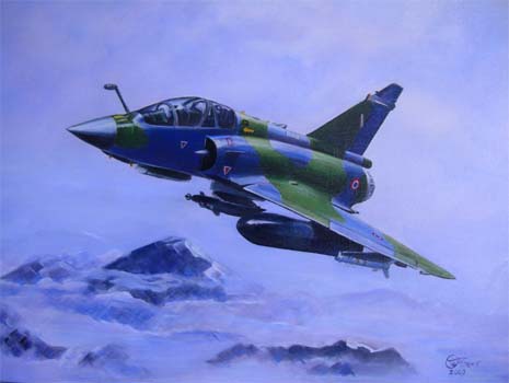 mirage 2000 en altitude - Olivier Petit