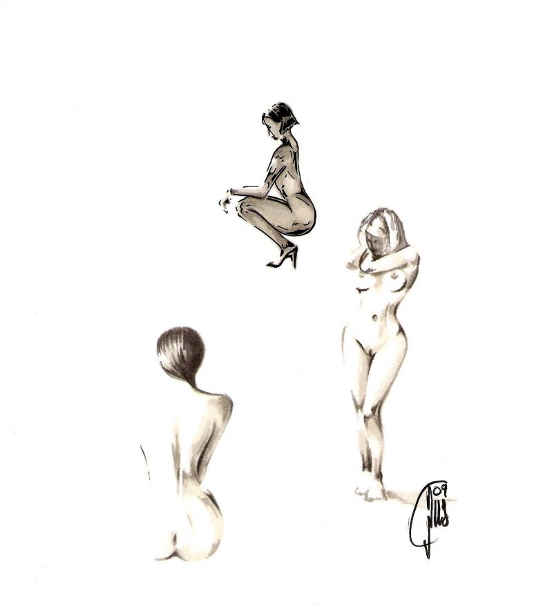 Croquis rapide - GusillustrA - Click to enlarge