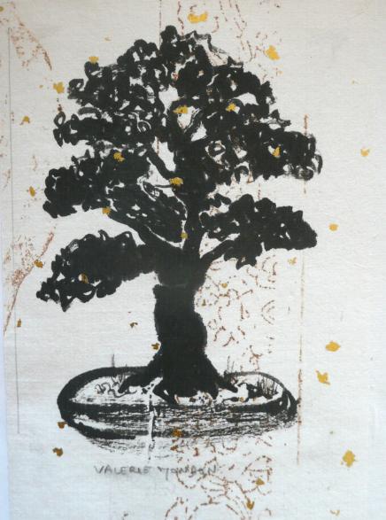 Bonsaï feuillu en été - Valérie Mondon