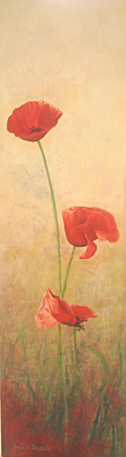 Tois coquelicots - Izabelle Dafali