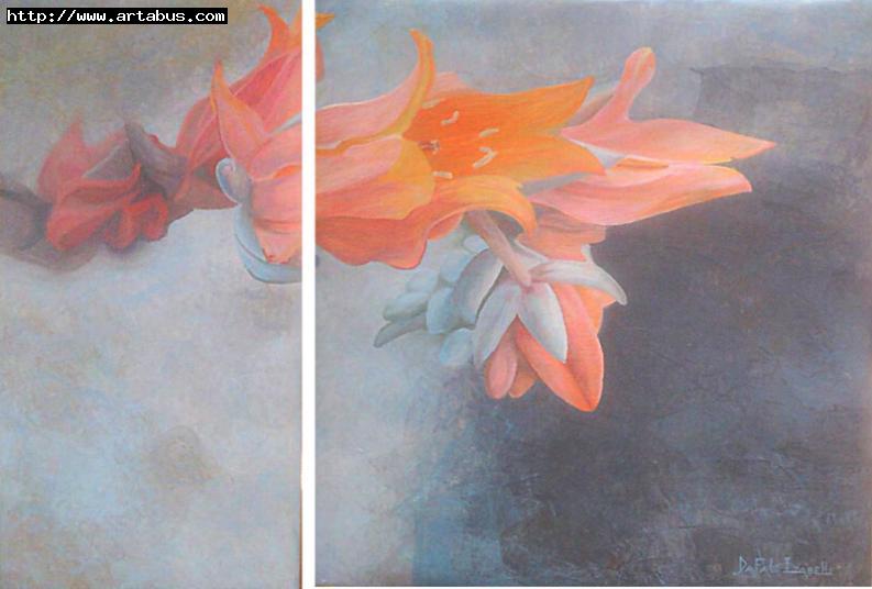 Echeveria (diptyque) - Izabelle Dafali - Cliquer pour afficher en grand