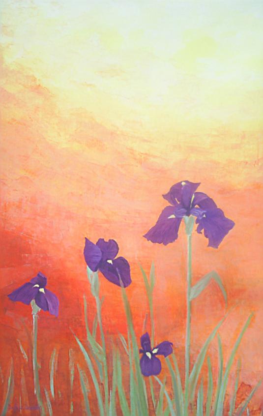 Iris violets - Izabelle Dafali