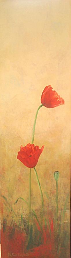Deux coquelicots - Izabelle Dafali