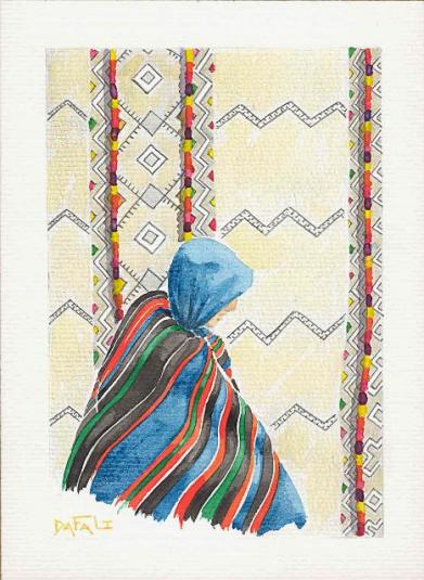 Jeune femme berbère - Izabelle Dafali