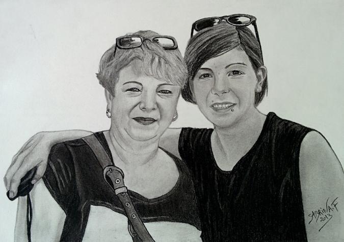 Mère et Fille - Sabrina Fourez - Click to enlarge