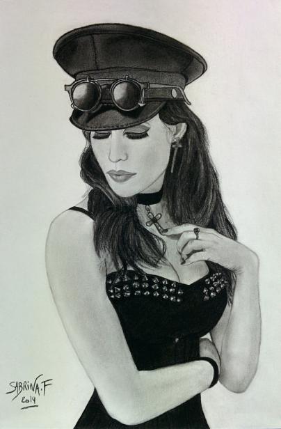 Pin-up aviatrice - Sabrina Fourez