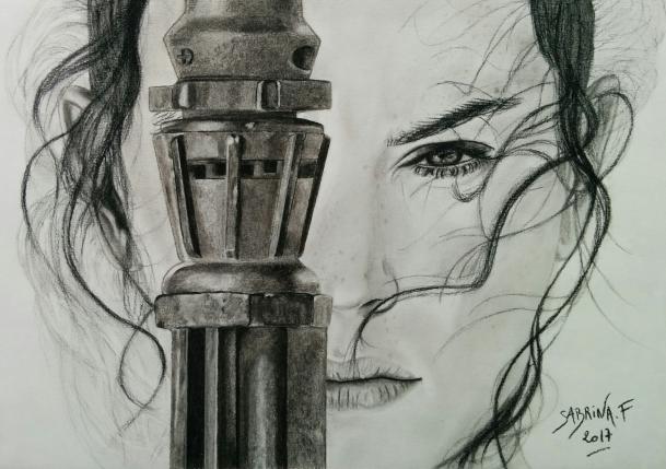 Rey - Star Wars - Sabrina Fourez - Click to enlarge