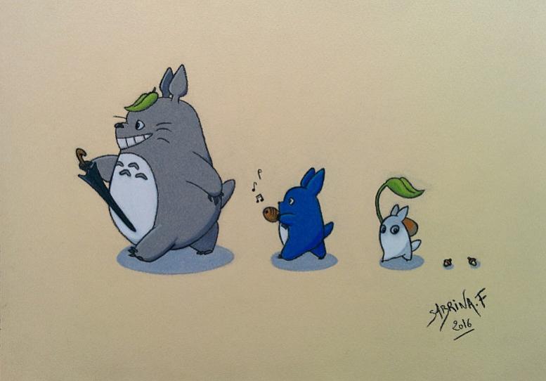 Totoro - Sabrina Fourez - Click to enlarge