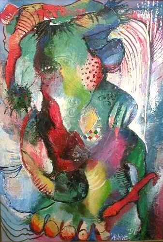 The klowns taken face - Iva Russinova